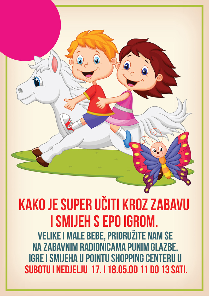 Dječji vikend u Pointu - edukativno poticajne igre