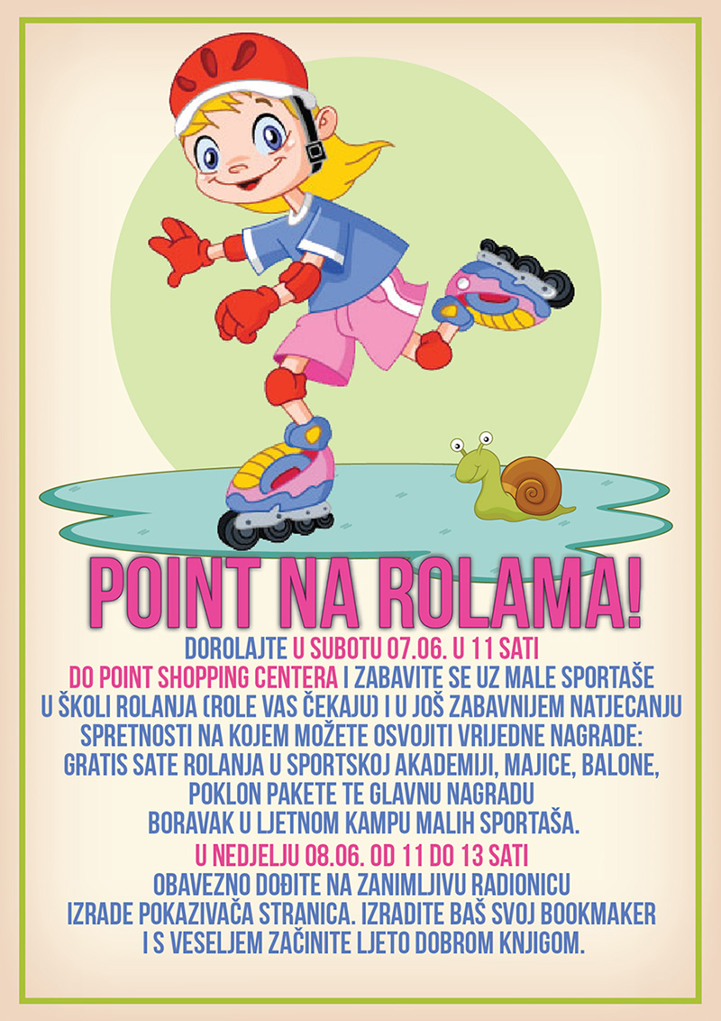 Dječji vikend u Pointu - rolanjem do vrijednih nagrada