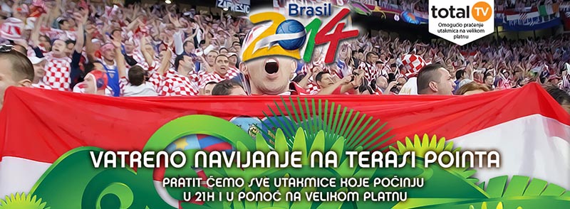 Vatreno navijanje na terasi Pointa