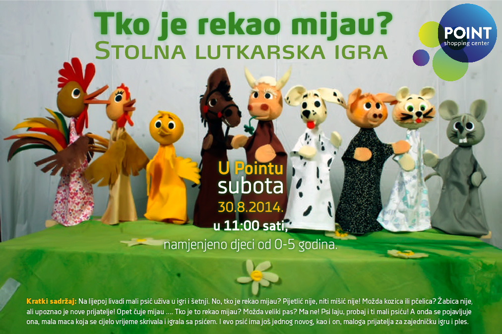 Tko je rekao mijau? - Stolna lutkarska igra u Pointu“