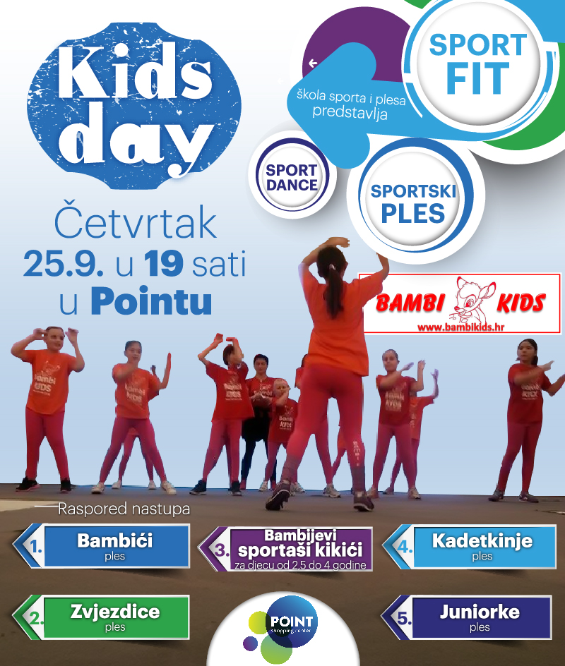 Kids day: SPORTFIT,SPORT DANCE I SPORTSKI PLES
