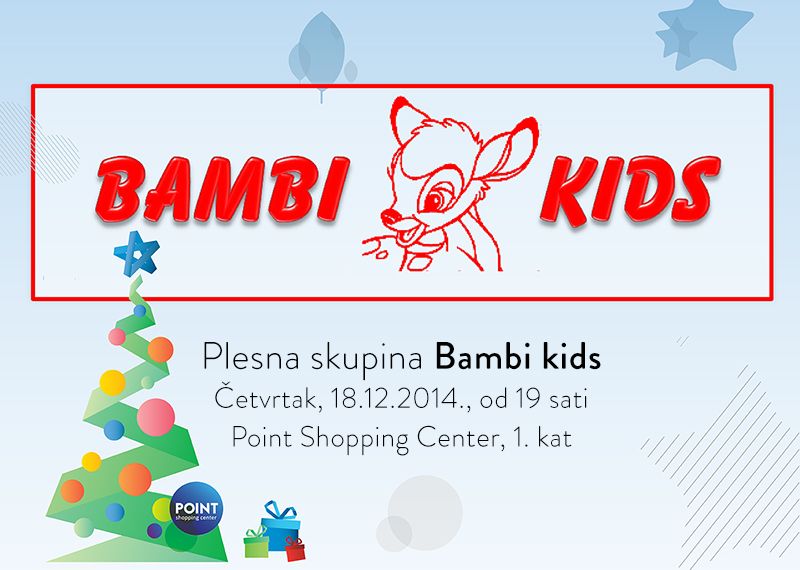 Nastup plesne skupine Bambi kids