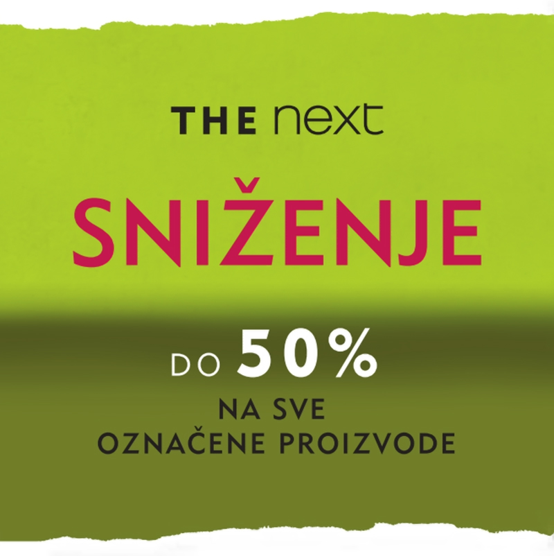 Počelo je proljetno sniženje u Nextu od 50%!