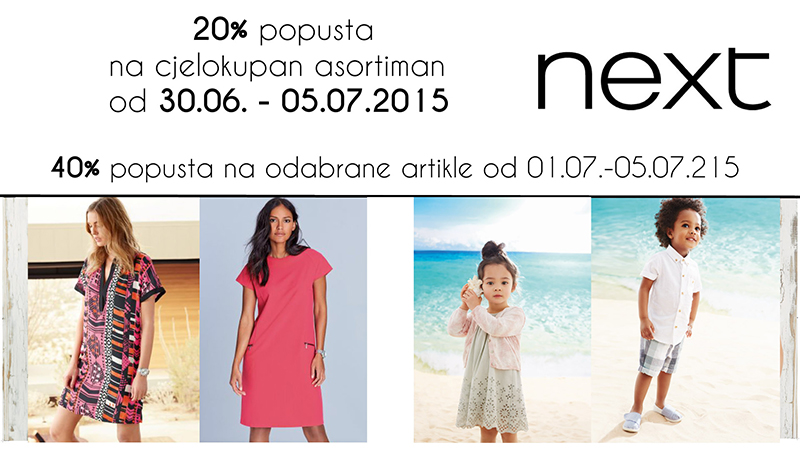 Novi popusti u Nextu