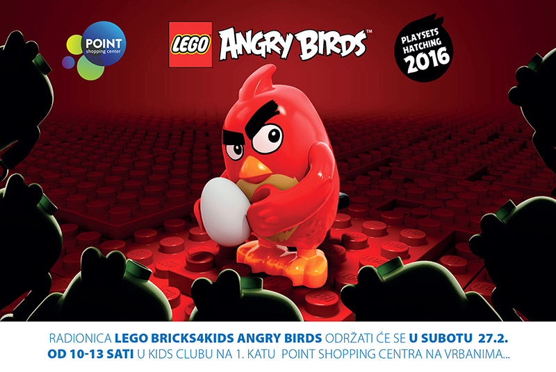 Dječja radionica LEGO Bricks 4 Kids Angry Birds
