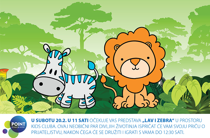 Dječja radionica i predstava 'Lav i zebra'